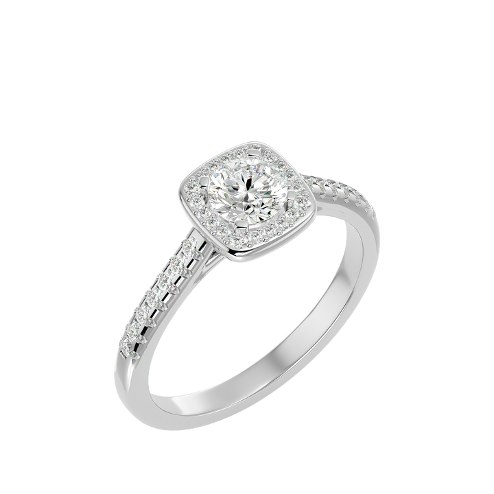 ASA Francesca Diamond Halo Ring