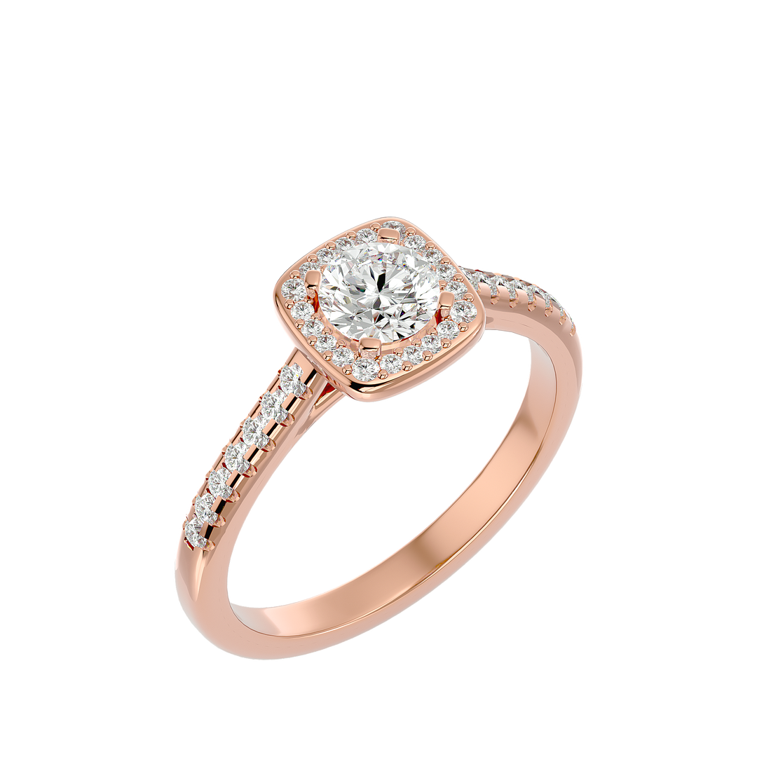 ASA Francesca Diamond Halo Ring