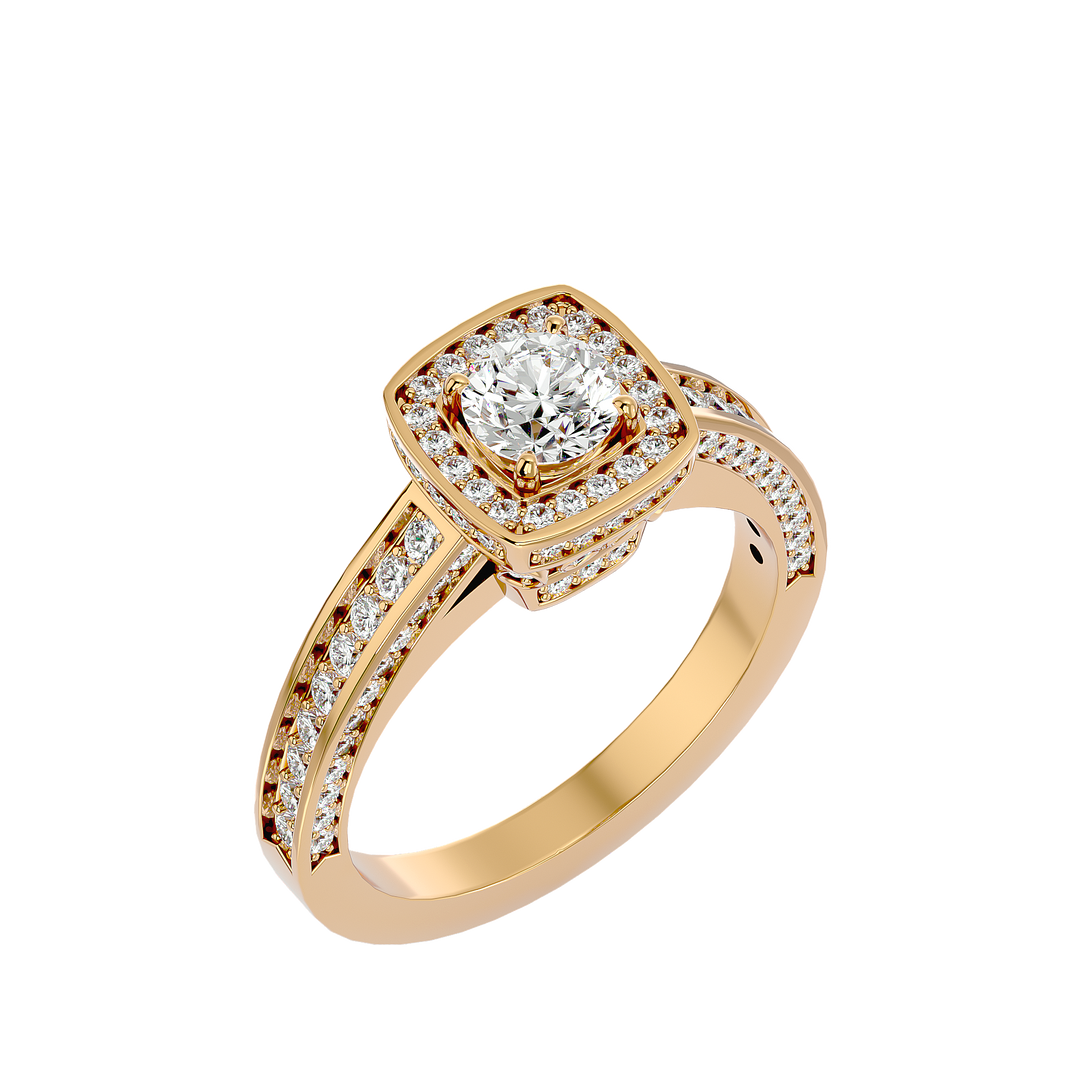 ASA Giada Diamond Halo Ring