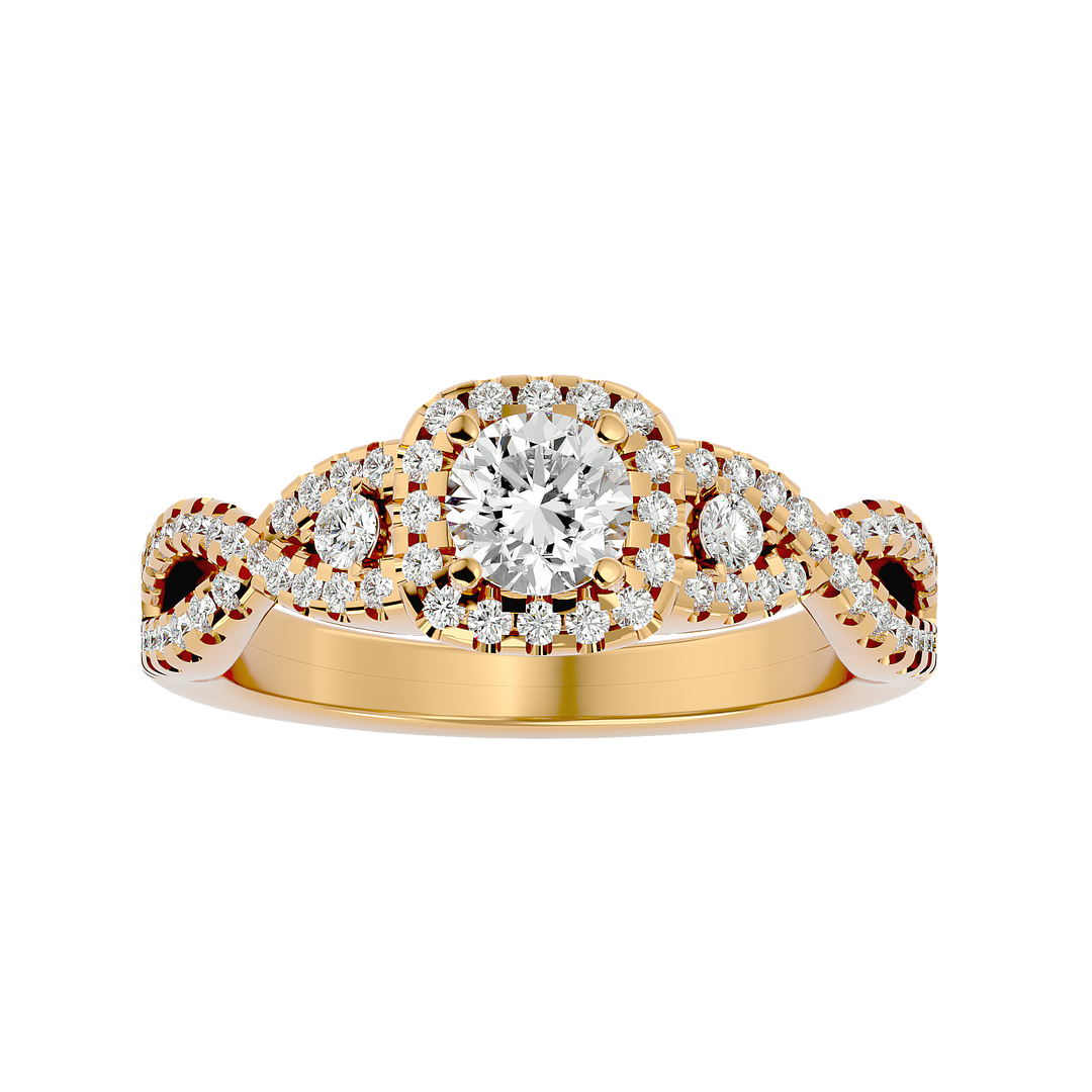 ASA Giovanna Diamond Halo Ring