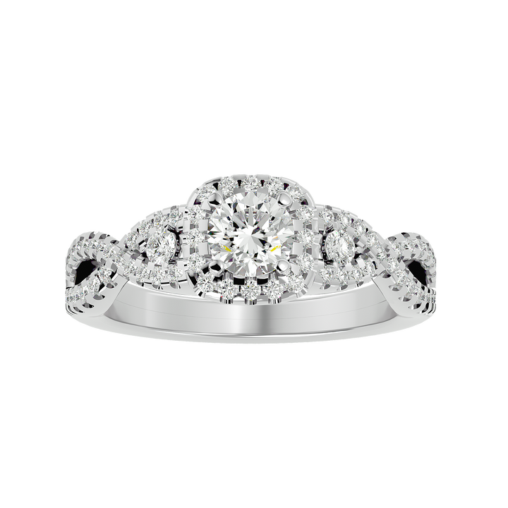ASA Giovanna Diamond Halo Ring