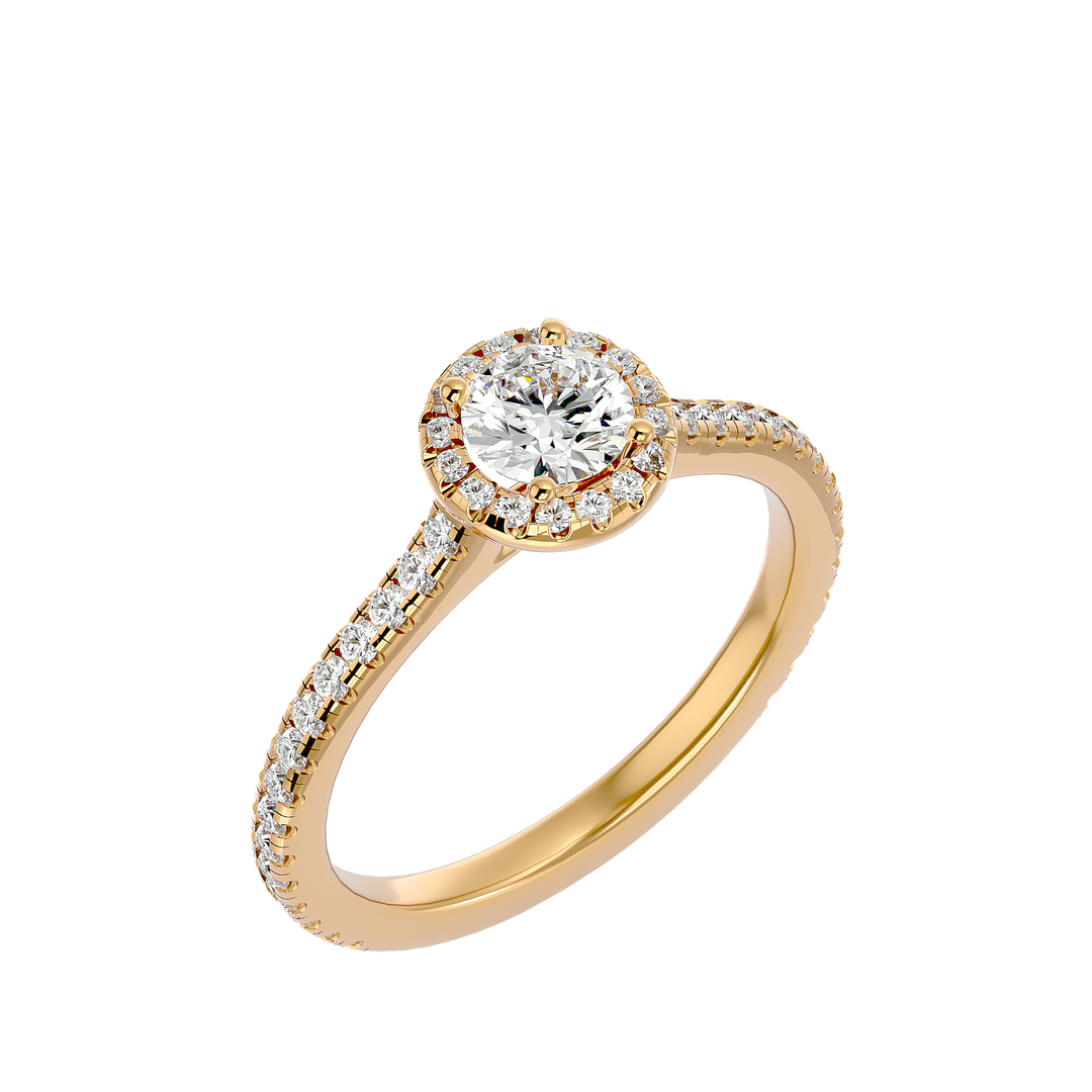 ASA Grace Diamond Halo Ring