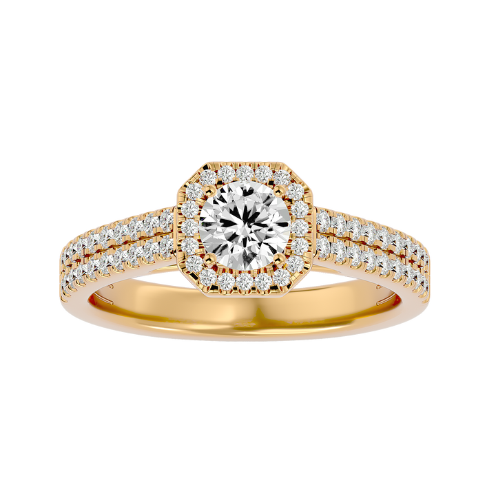ASA Gwendolyn Diamond Halo Ring