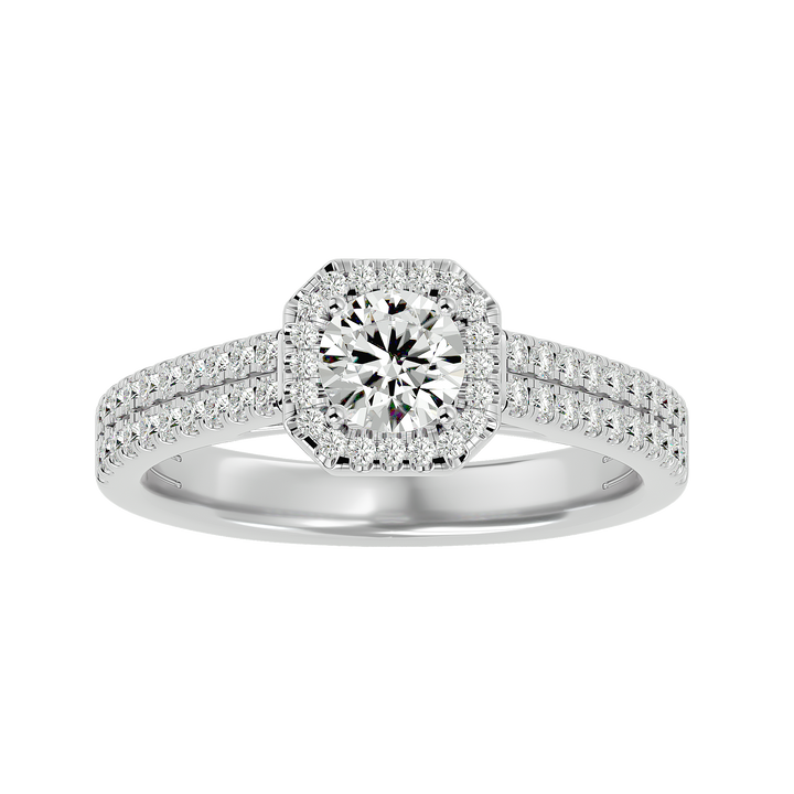 ASA Gwendolyn Diamond Halo Ring