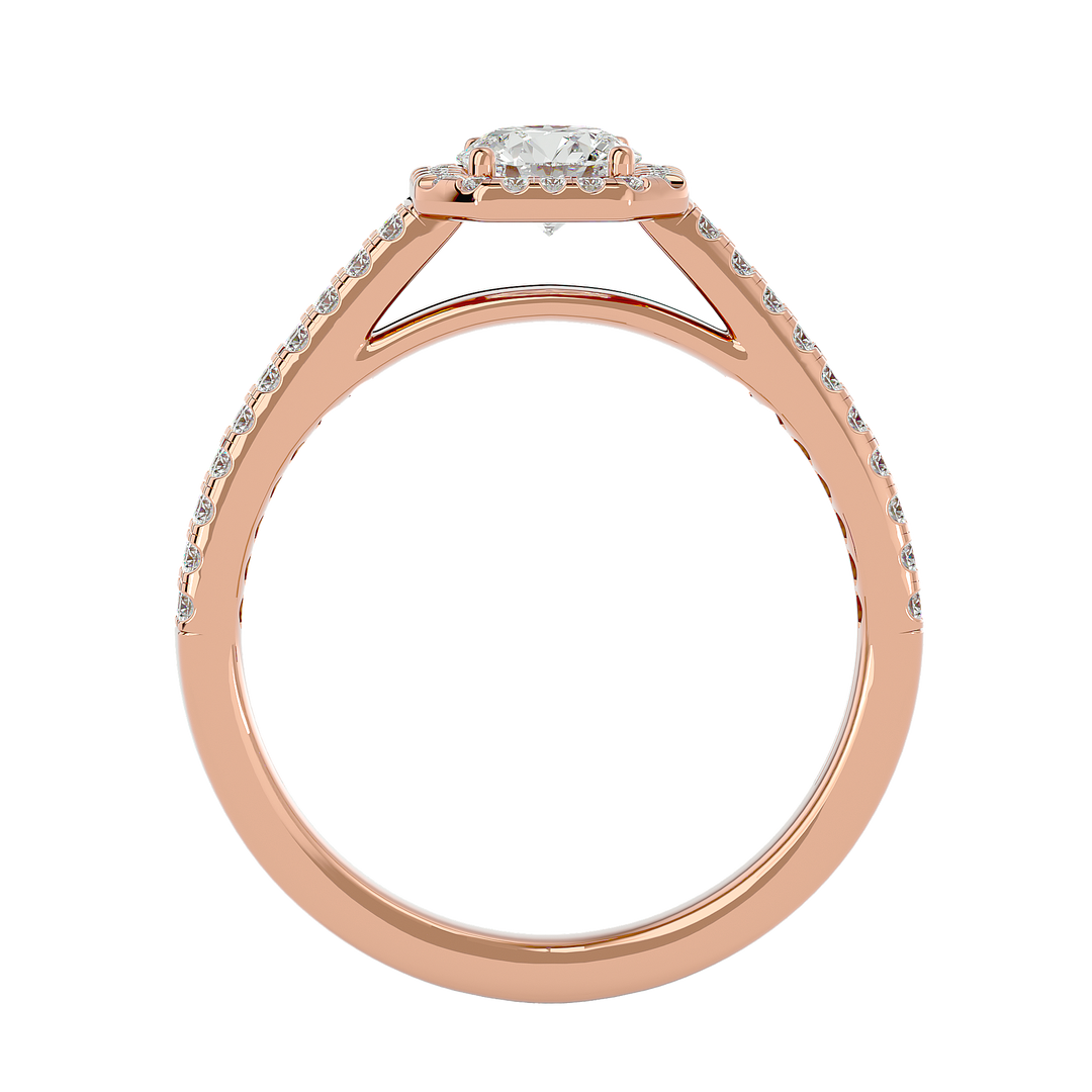 ASA Gwendolyn Diamond Halo Ring