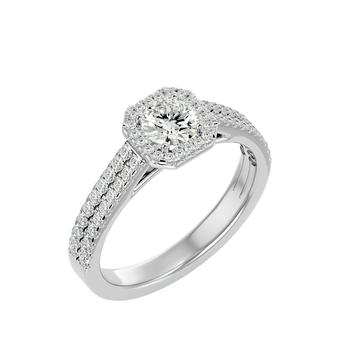 ASA Gwendolyn Diamond Halo Ring