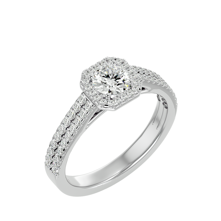 ASA Gwendolyn Diamond Halo Ring