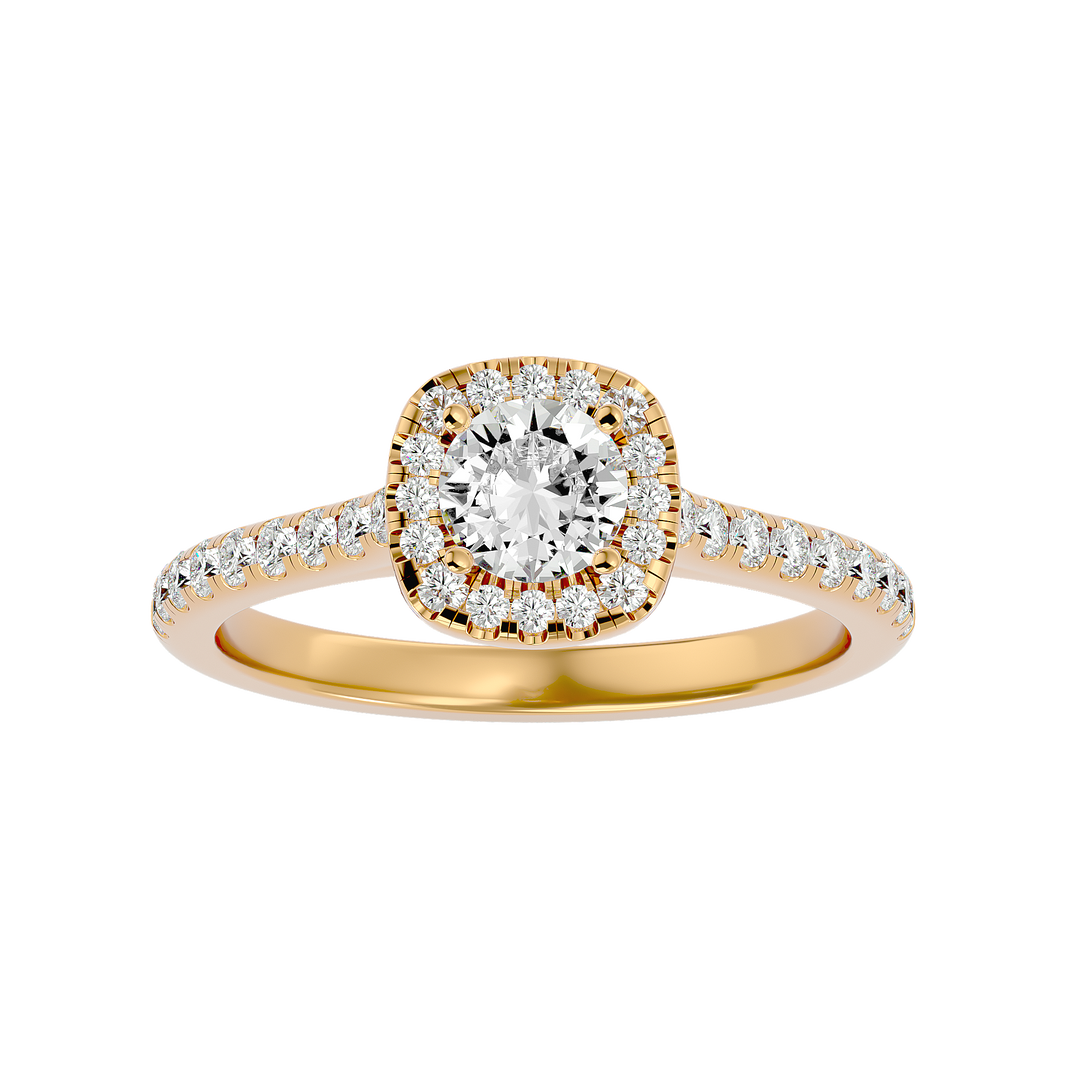 ASA Hermione Diamond Halo Ring