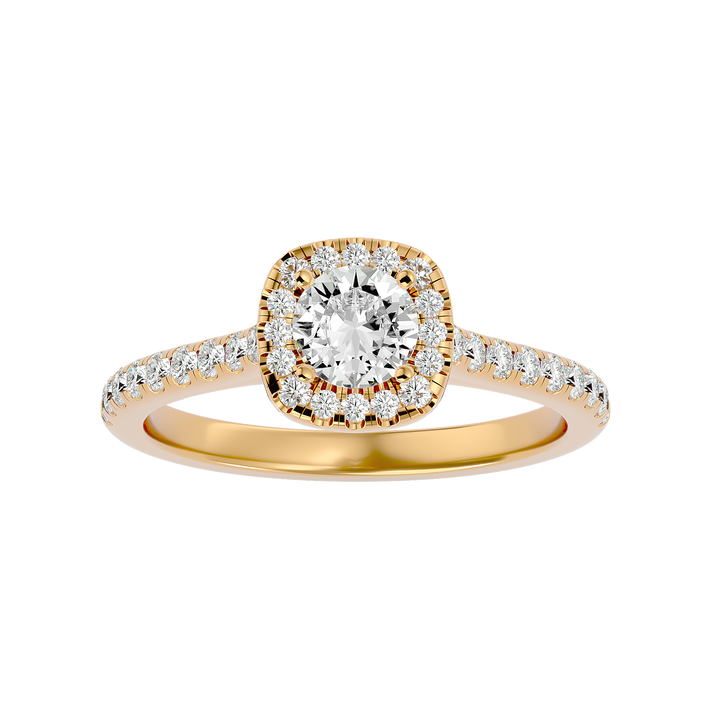 ASA Hermione Diamond Halo Ring
