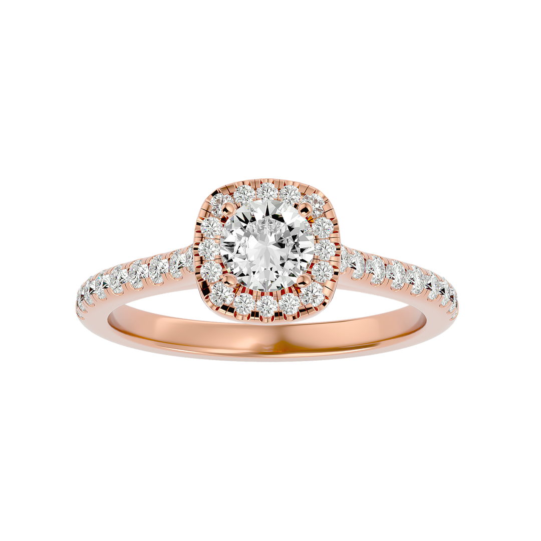 ASA Hermione Diamond Halo Ring