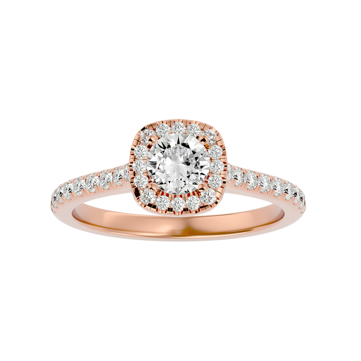 ASA Hermione Diamond Halo Ring