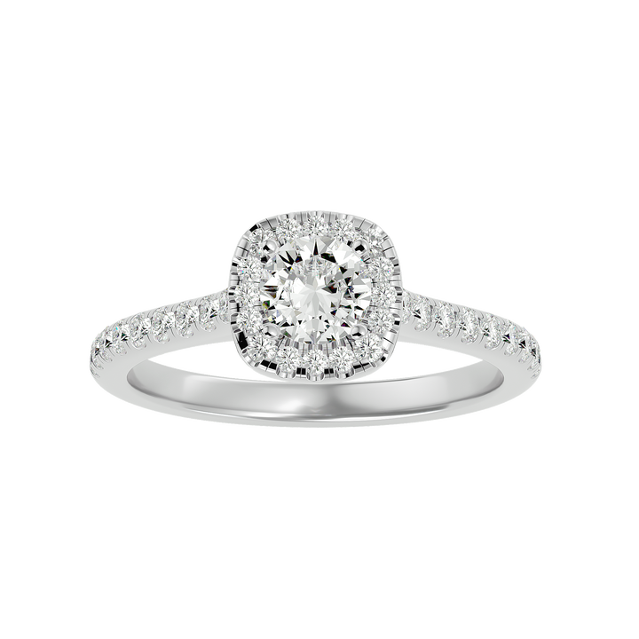ASA Hermione Diamond Halo Ring
