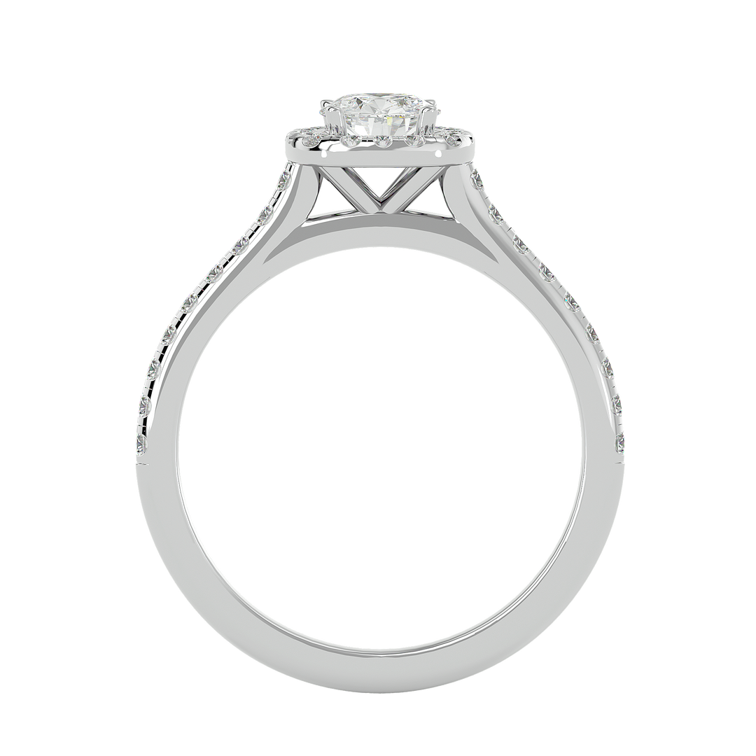 ASA Hermione Diamond Halo Ring
