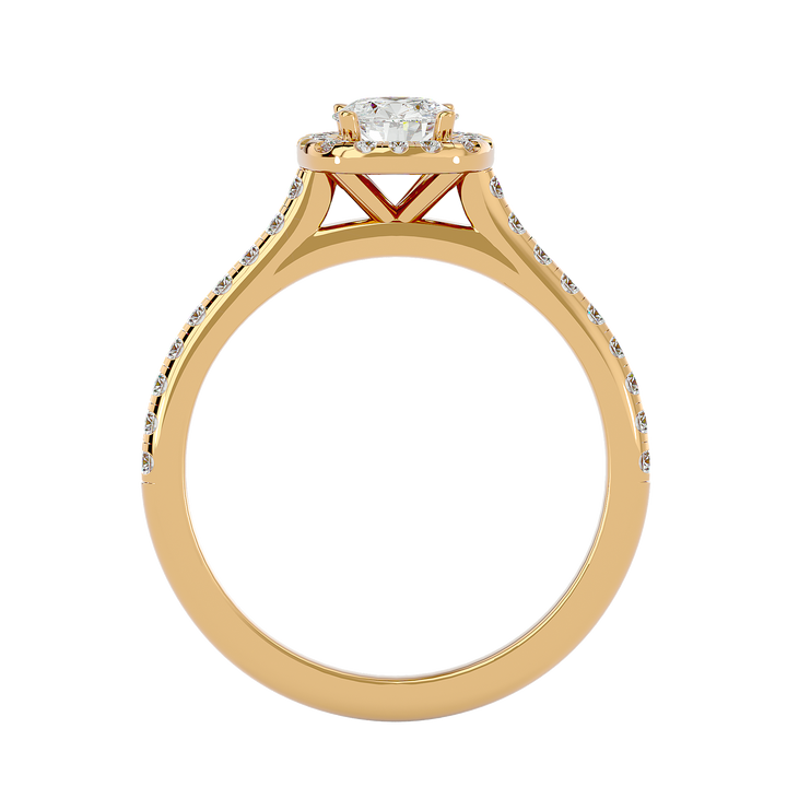 ASA Hermione Diamond Halo Ring