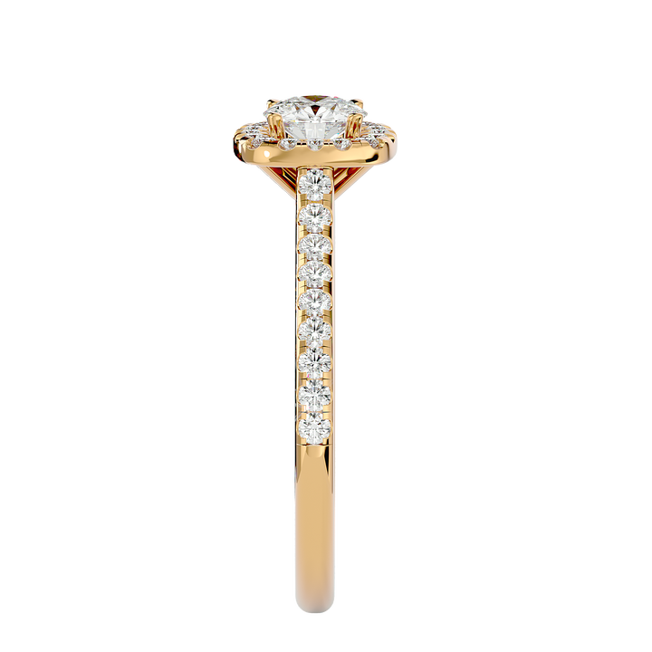ASA Hermione Diamond Halo Ring