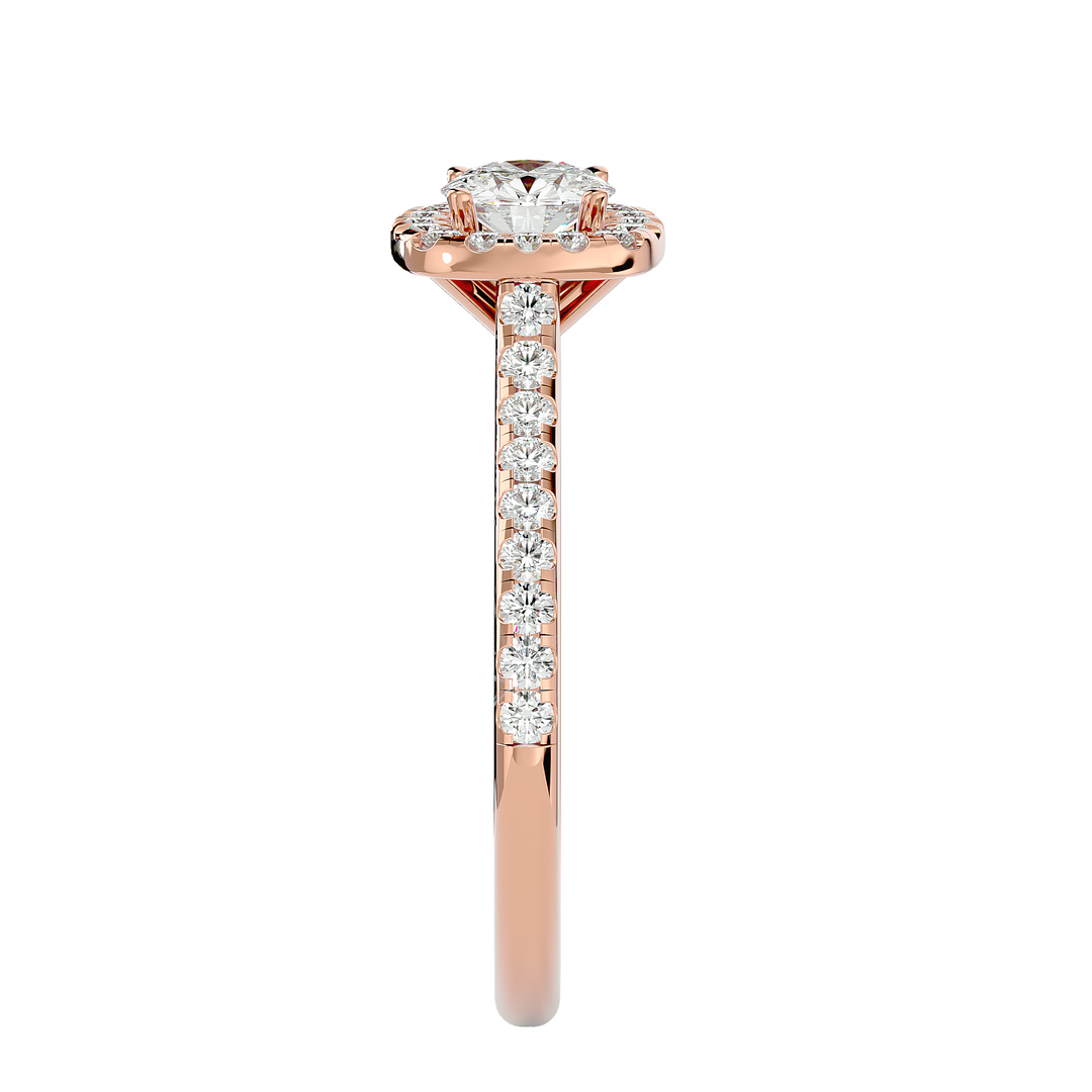 ASA Hermione Diamond Halo Ring
