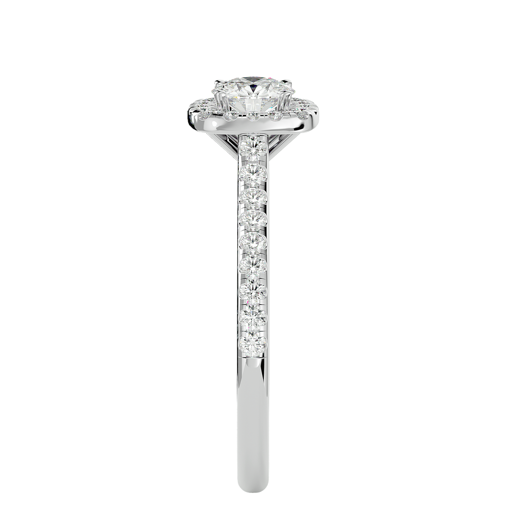 ASA Hermione Diamond Halo Ring