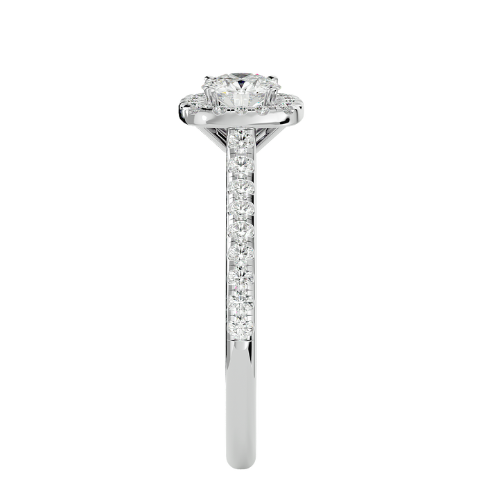 ASA Hermione Diamond Halo Ring