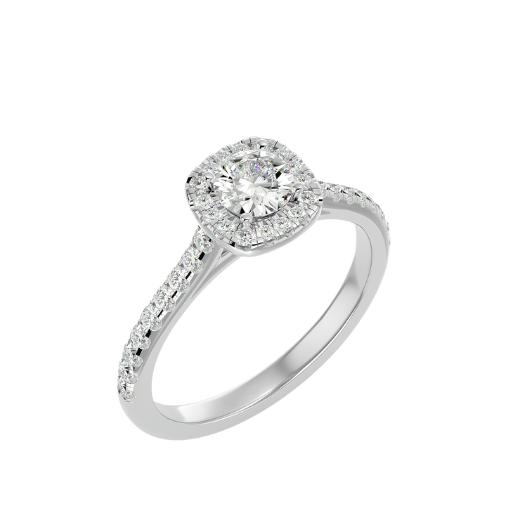 ASA Hermione Diamond Halo Ring
