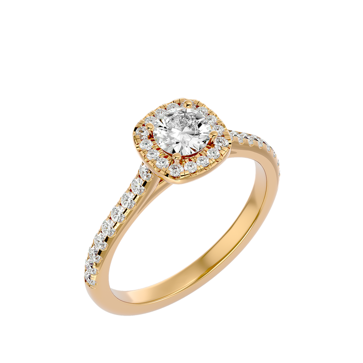 ASA Hermione Diamond Halo Ring