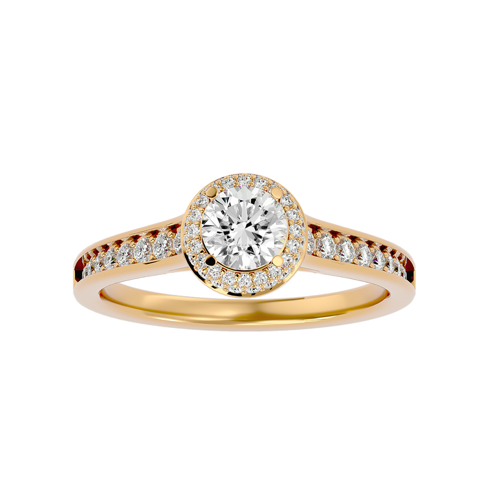 ASA Jemima Diamond Halo Ring
