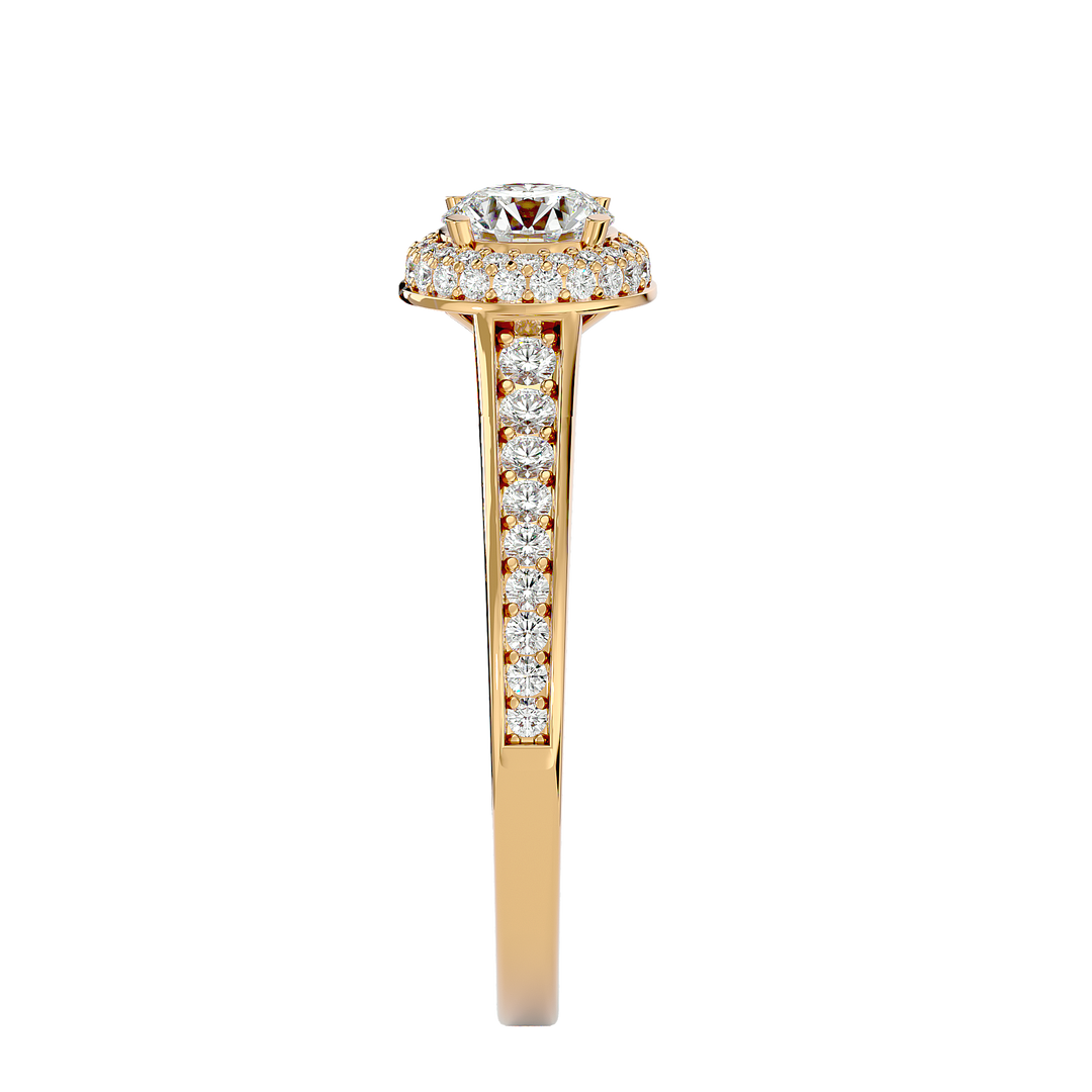 ASA Jemima Diamond Halo Ring