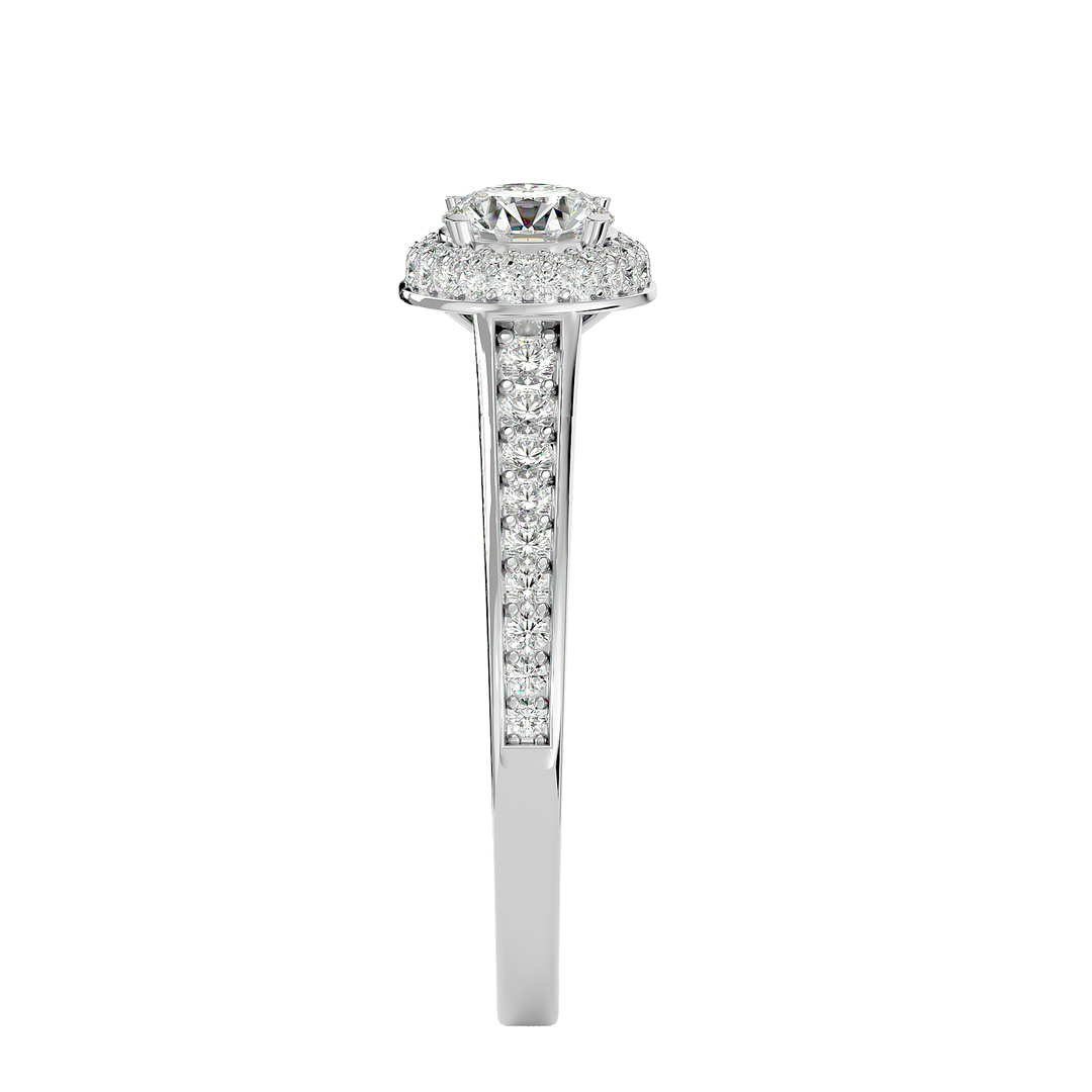 ASA Jemima Diamond Halo Ring
