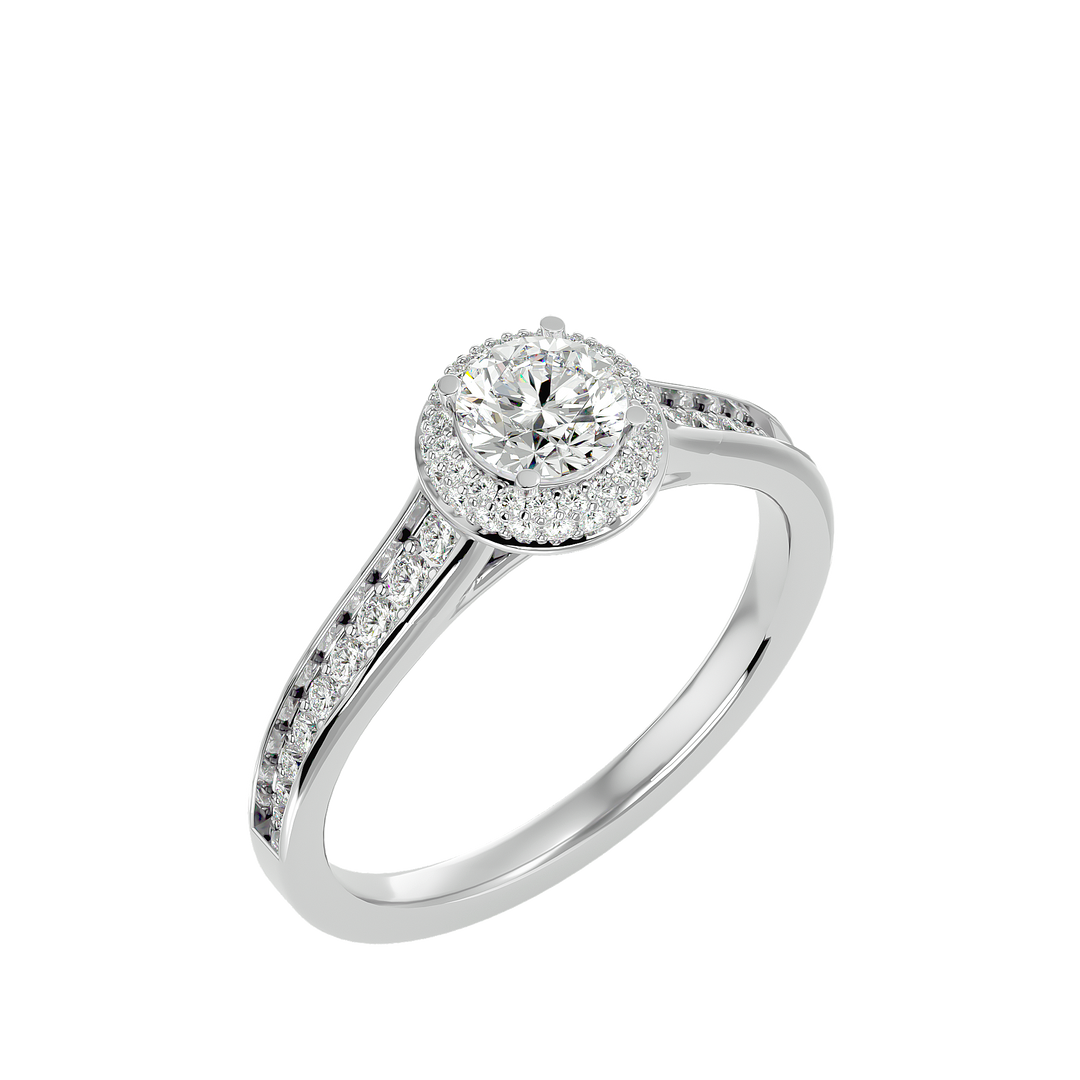 ASA Jemima Diamond Halo Ring