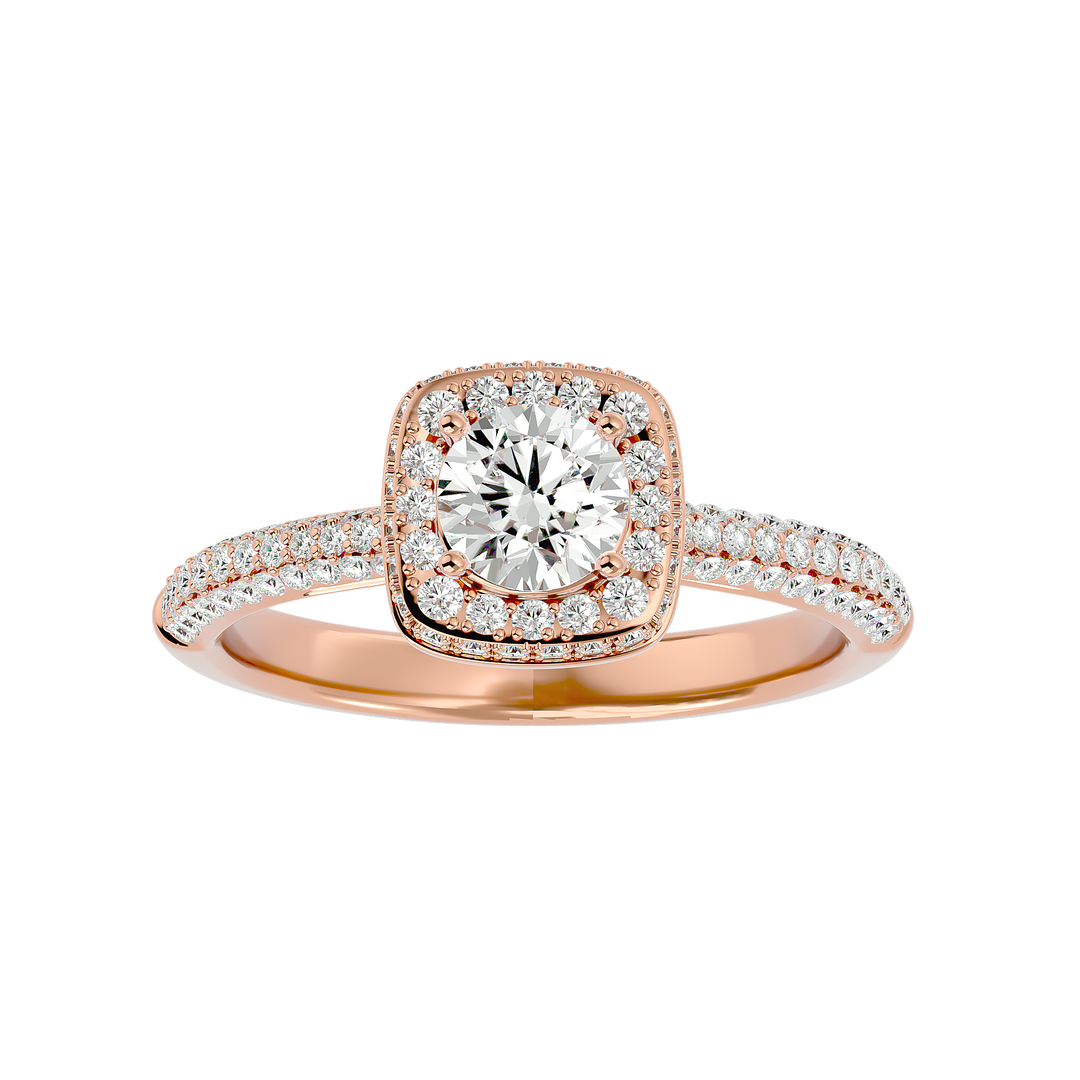 ASA Karine Diamond Halo Ring