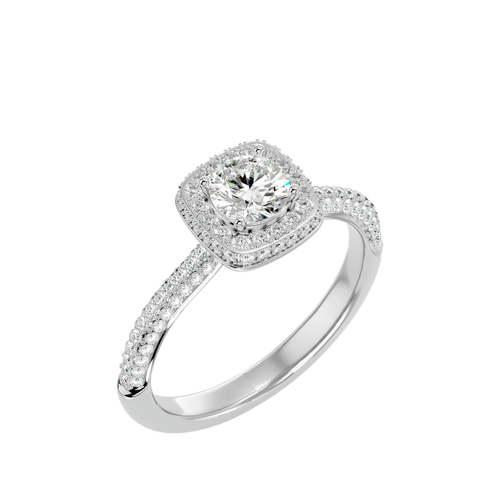 ASA Karine Diamond Halo Ring