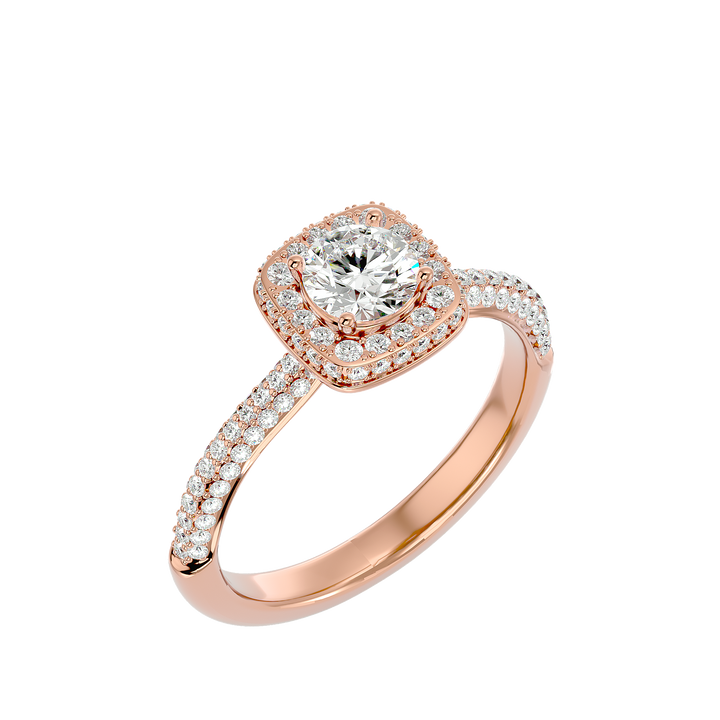 ASA Karine Diamond Halo Ring