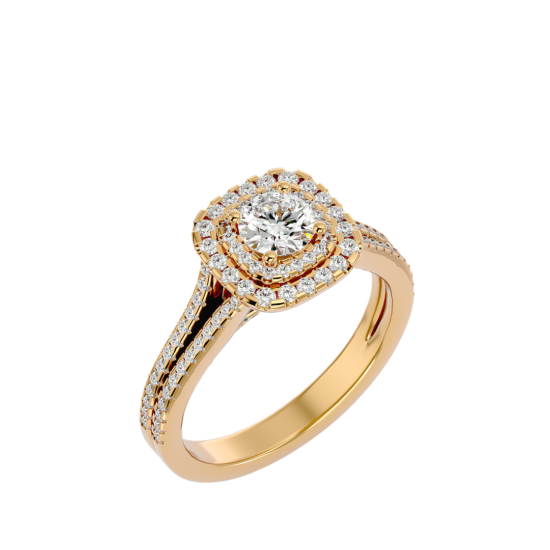 ASA Marvel Diamond Halo Ring