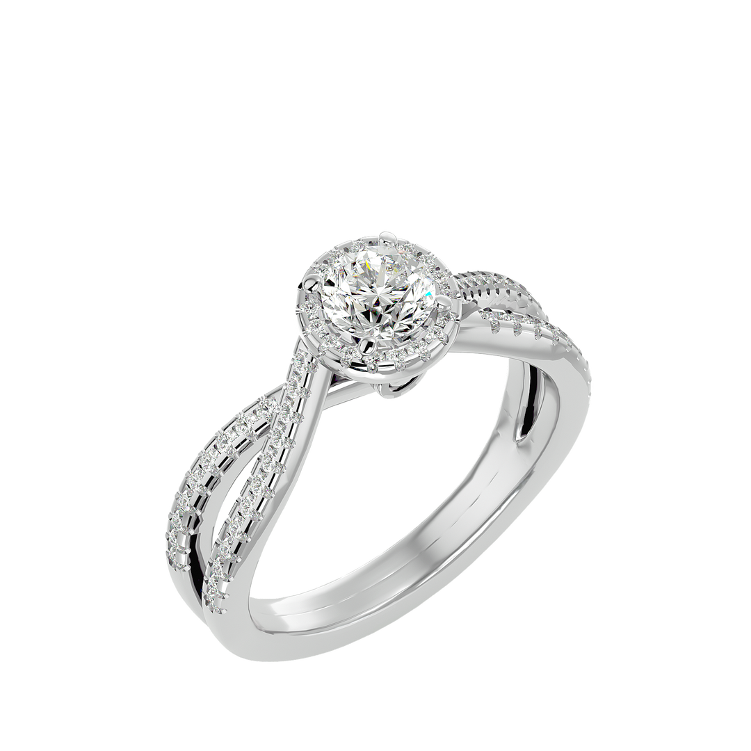 ASA Eliza Diamond Halo Ring