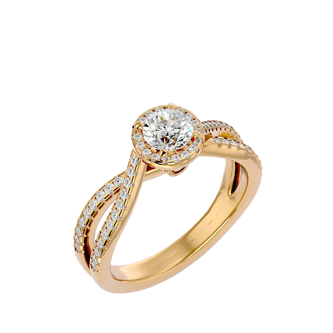 ASA Eliza Diamond Halo Ring