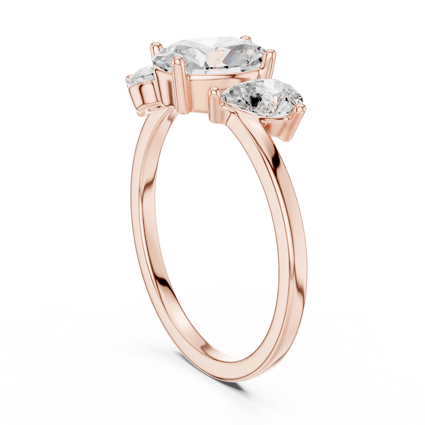 Solenne Three-Stone Harmony Ring