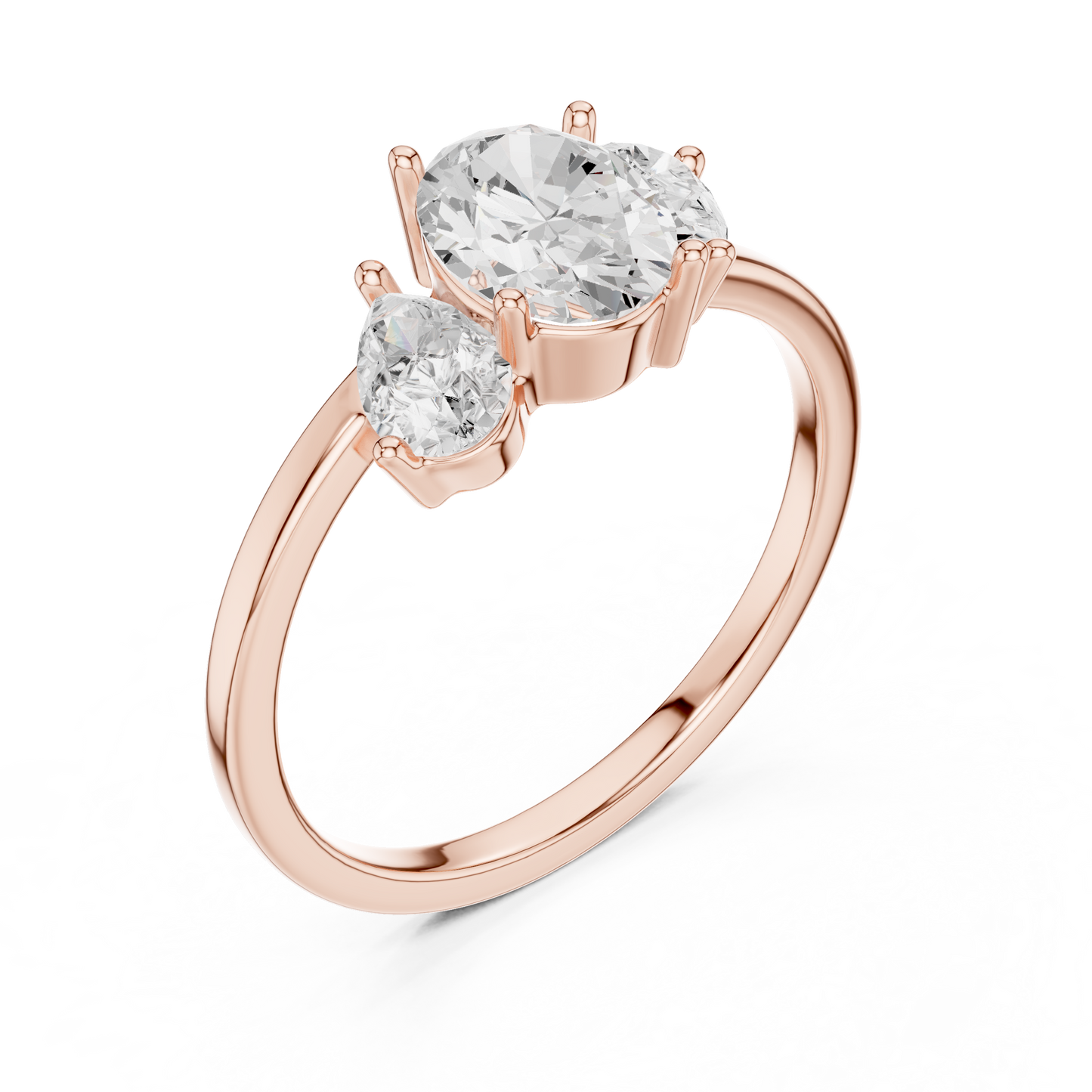 Solenne Three-Stone Harmony Ring