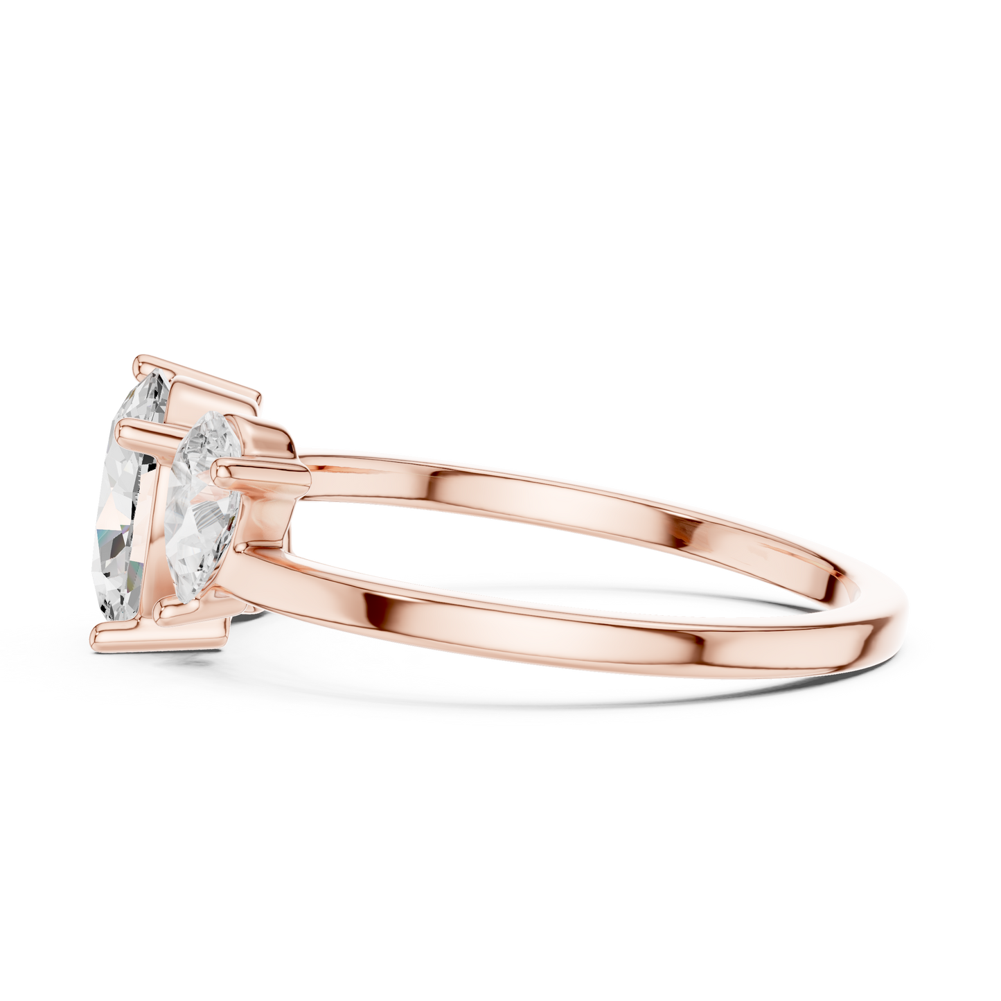 Solenne Three-Stone Harmony Ring