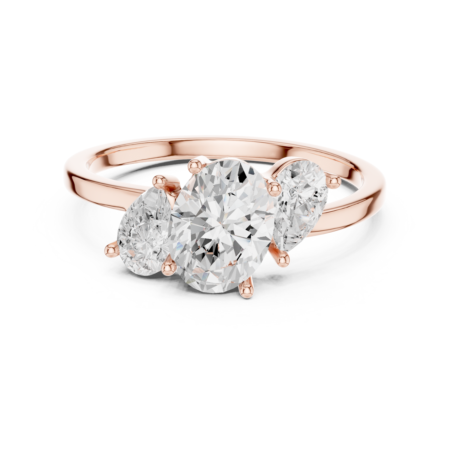 Solenne Three-Stone Harmony Ring