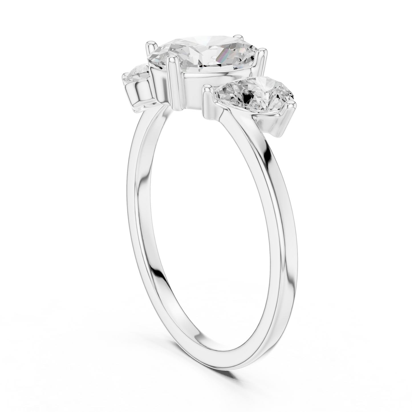 Solenne Three-Stone Harmony Ring