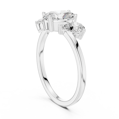 Solenne Three-Stone Harmony Ring
