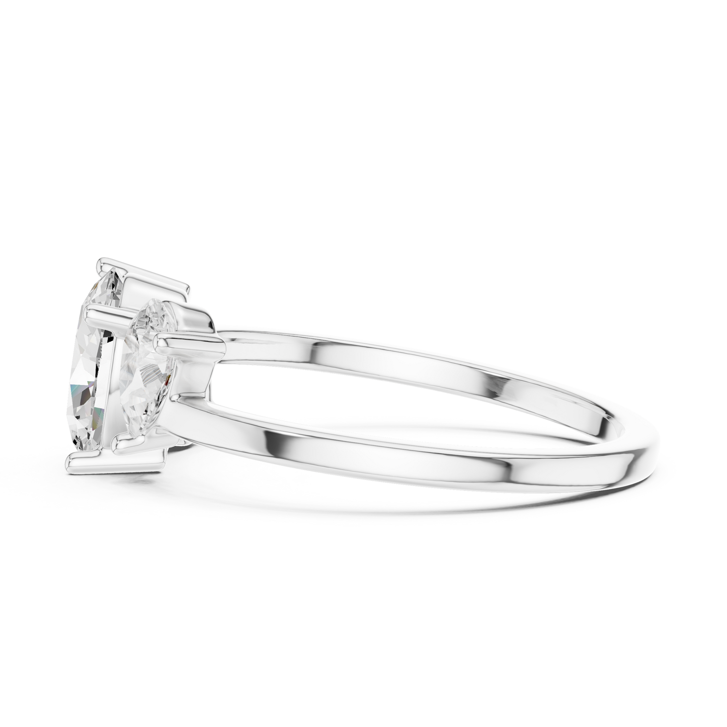 Solenne Three-Stone Harmony Ring