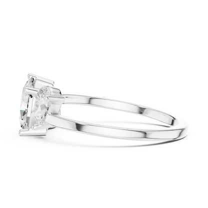 Solenne Three-Stone Harmony Ring