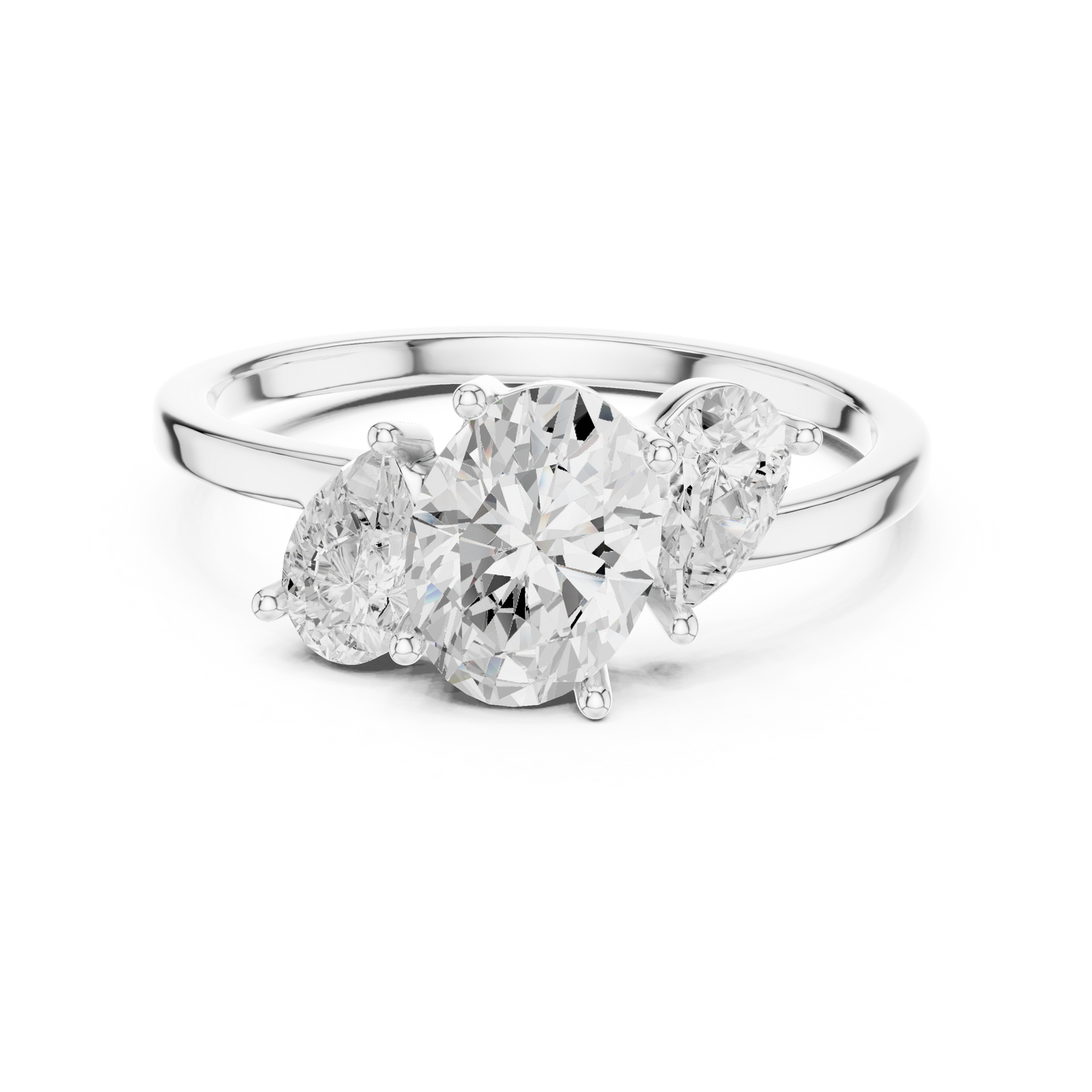Solenne Three-Stone Harmony Ring