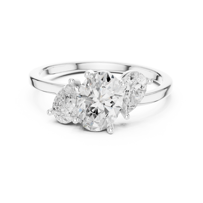 Solenne Three-Stone Harmony Ring