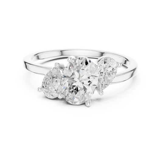 Solenne Three-Stone Harmony Ring