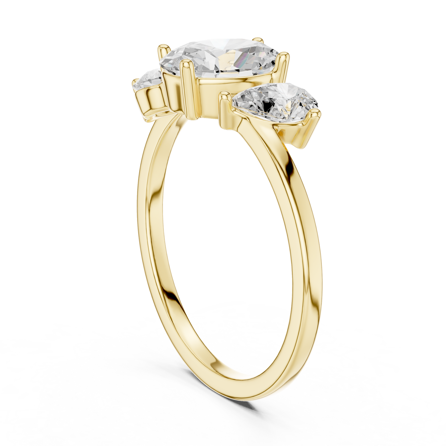 Solenne Three-Stone Harmony Ring
