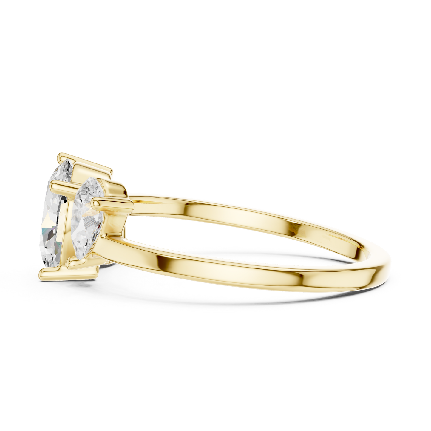 Solenne Three-Stone Harmony Ring