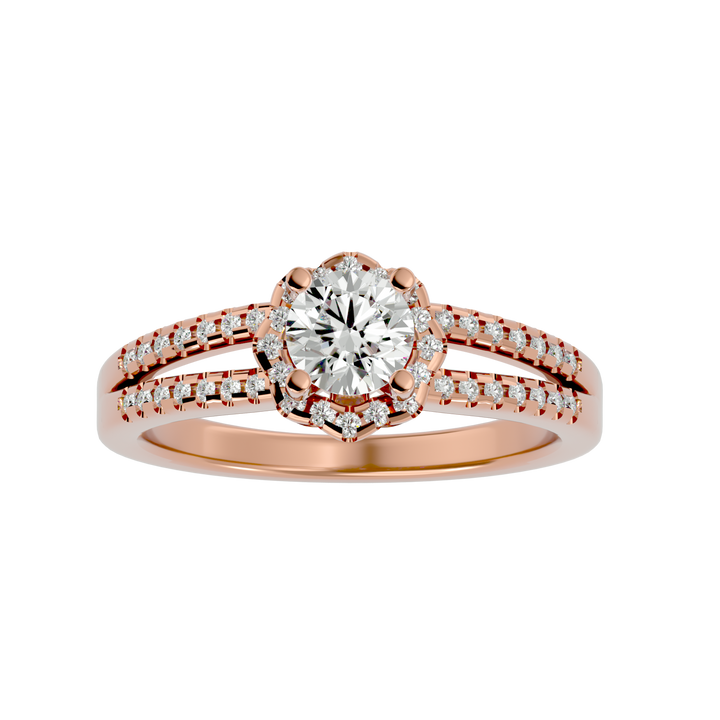 ASA Gerald Diamond Halo Ring