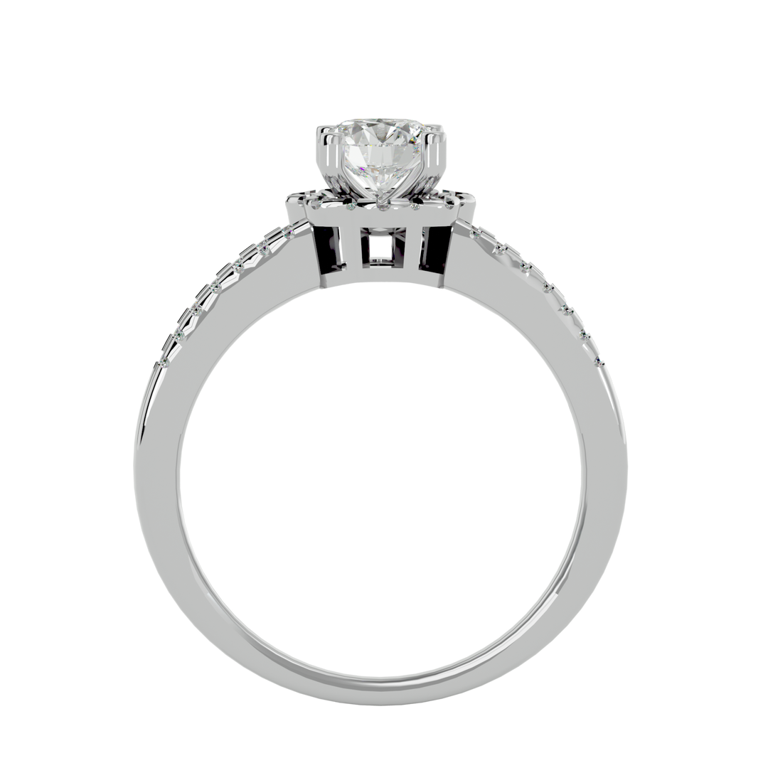 ASA Gerald Diamond Halo Ring