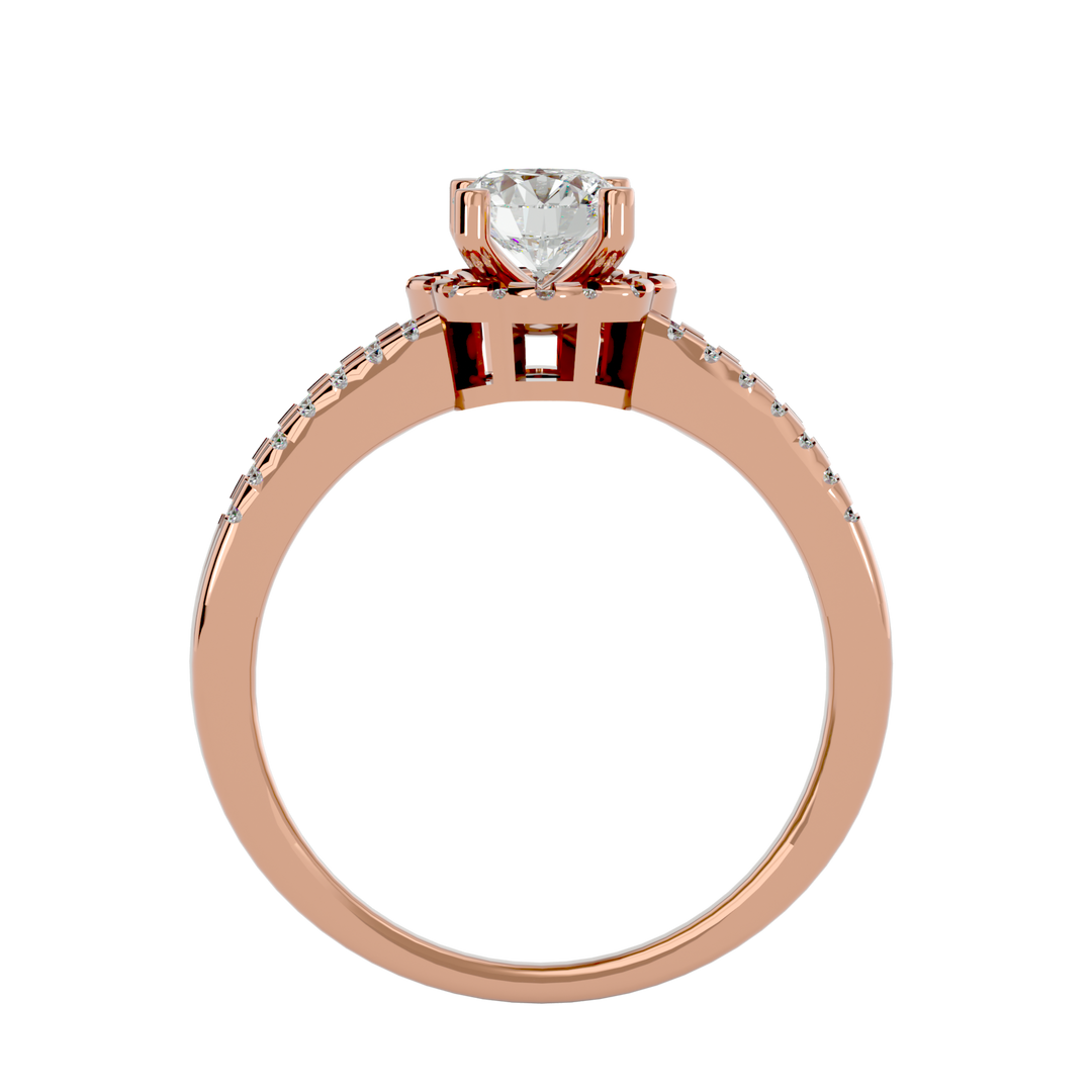 ASA Gerald Diamond Halo Ring